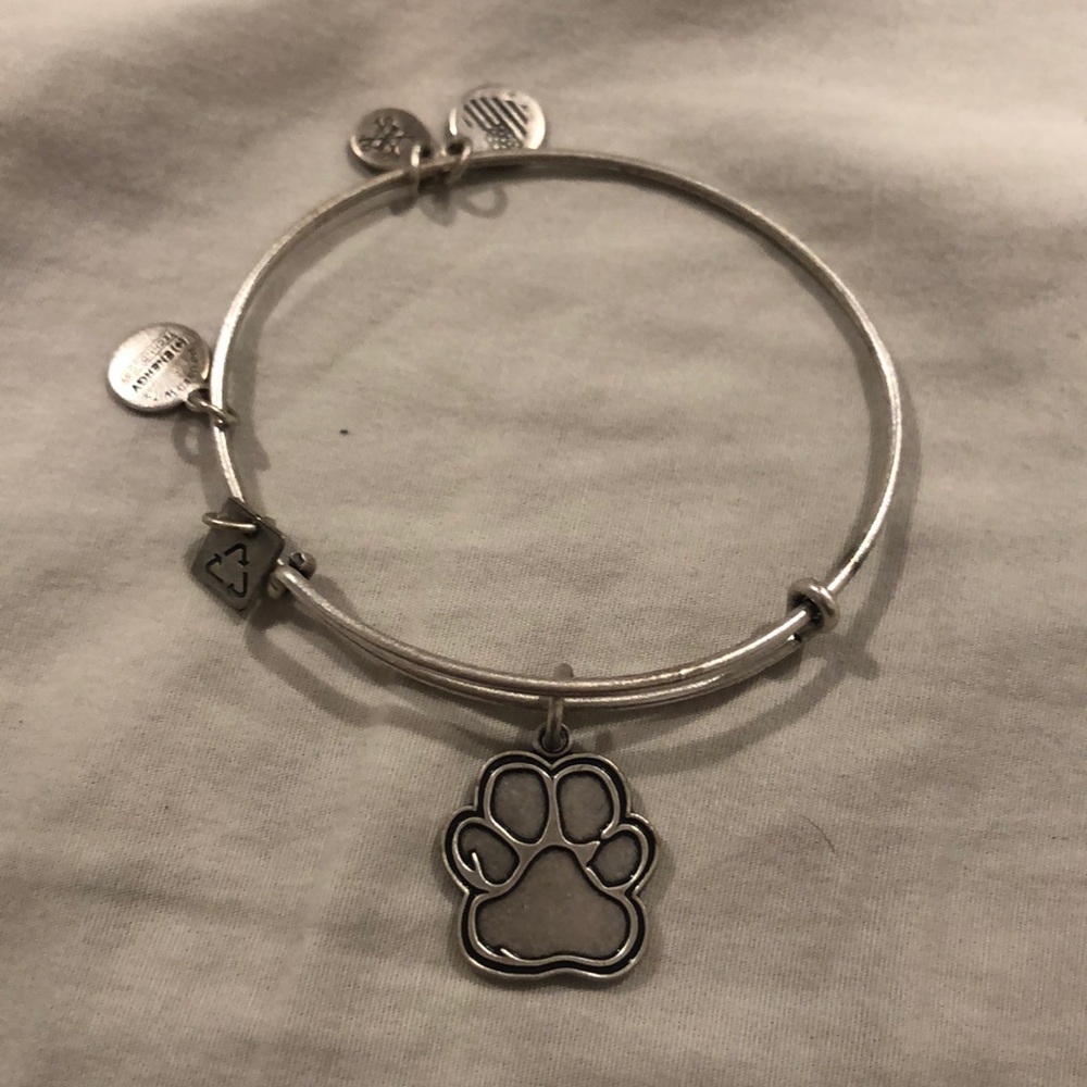 Alex and ani paw print bracelet